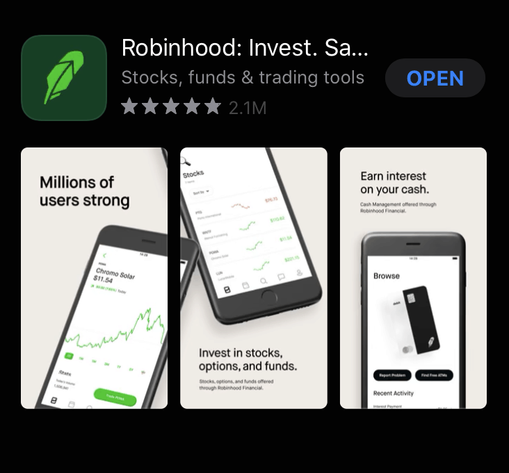 Robinhood App Download for Beginner Stock Trading