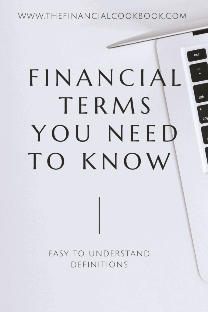 Financial Terms You Should Know 